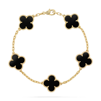 VCARA41300 - Vintage Alhambra bracelet, 5 motifs