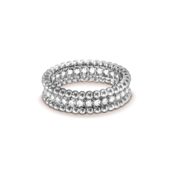 VCARP4E249 - Perlée diamonds ring, 1 row