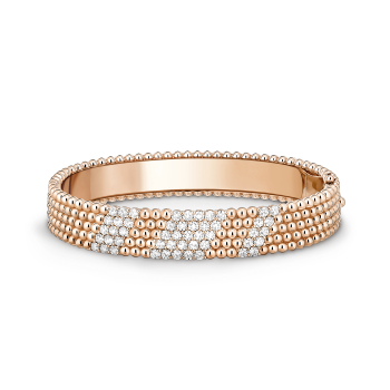 VCARPGZ600 - Perlée diamonds bracelet, 5 rows, small model