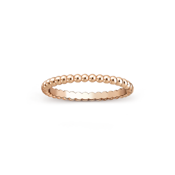 VCARPJMF00 - Perlée pearls of gold ring, small model