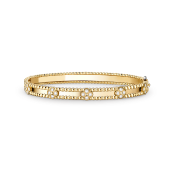 VCARP6X600 - Perlée sweet clovers bracelet, medium model